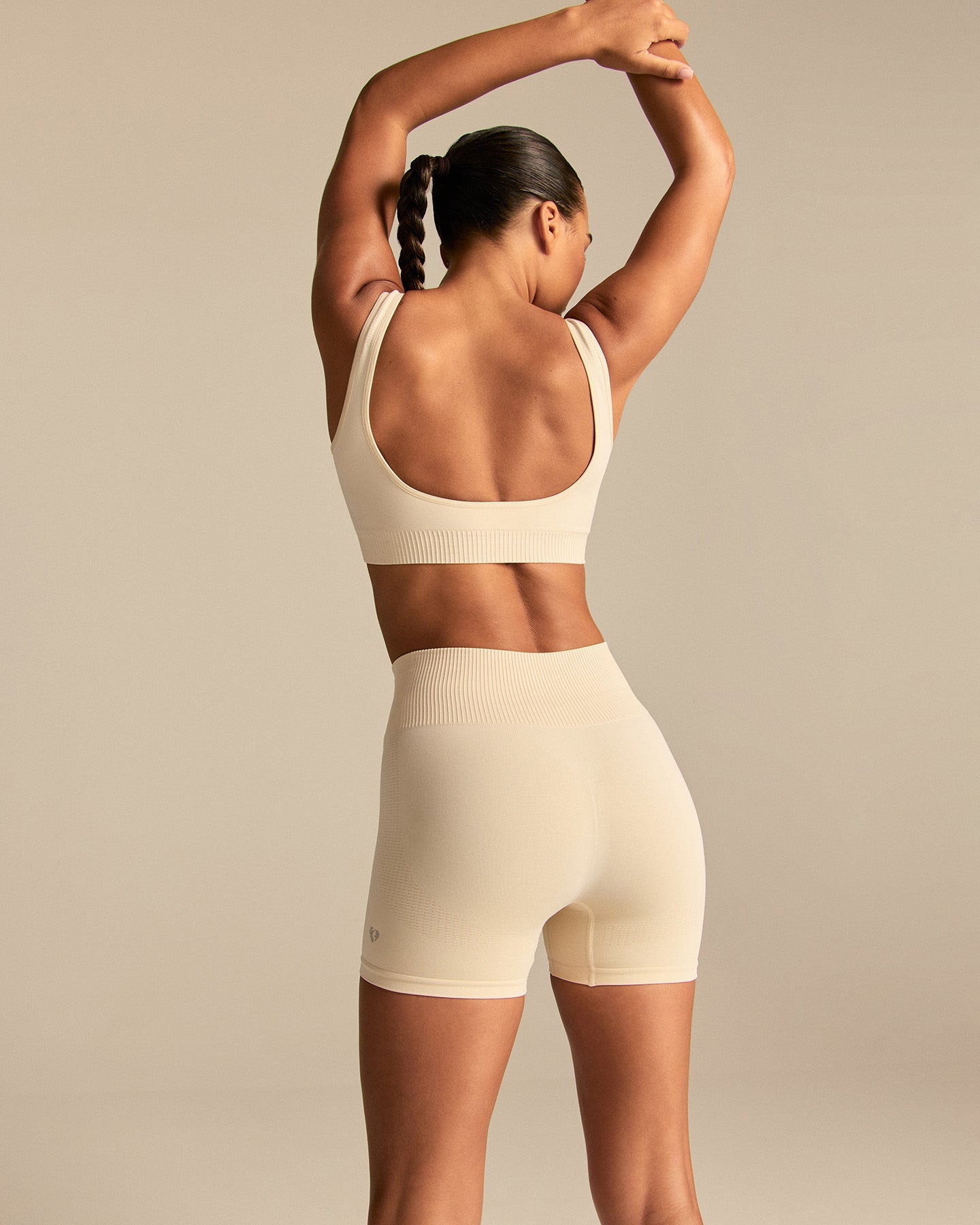 Power Scoop Back Bra | Off White