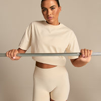 Comfort Athletic Club Oversized T-Shirt | Off White (4/6)