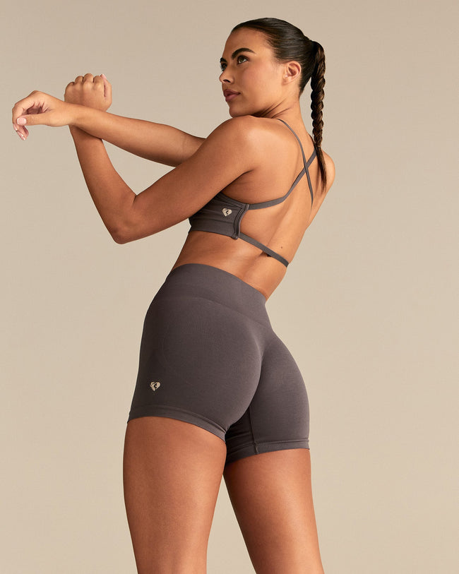Define 2.0 Cross Back Bra | Slate Grey