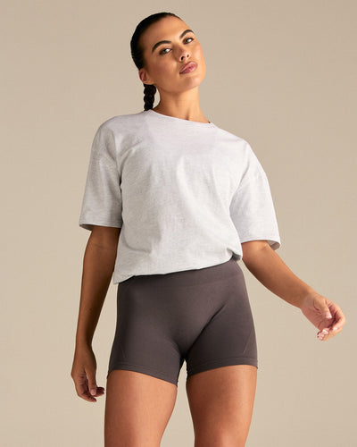 Comfort PWR Oversized Short Sleeve T-Shirt | Light Grey Marl