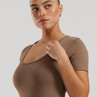 Essential Short Sleeve Unitard | Caribou