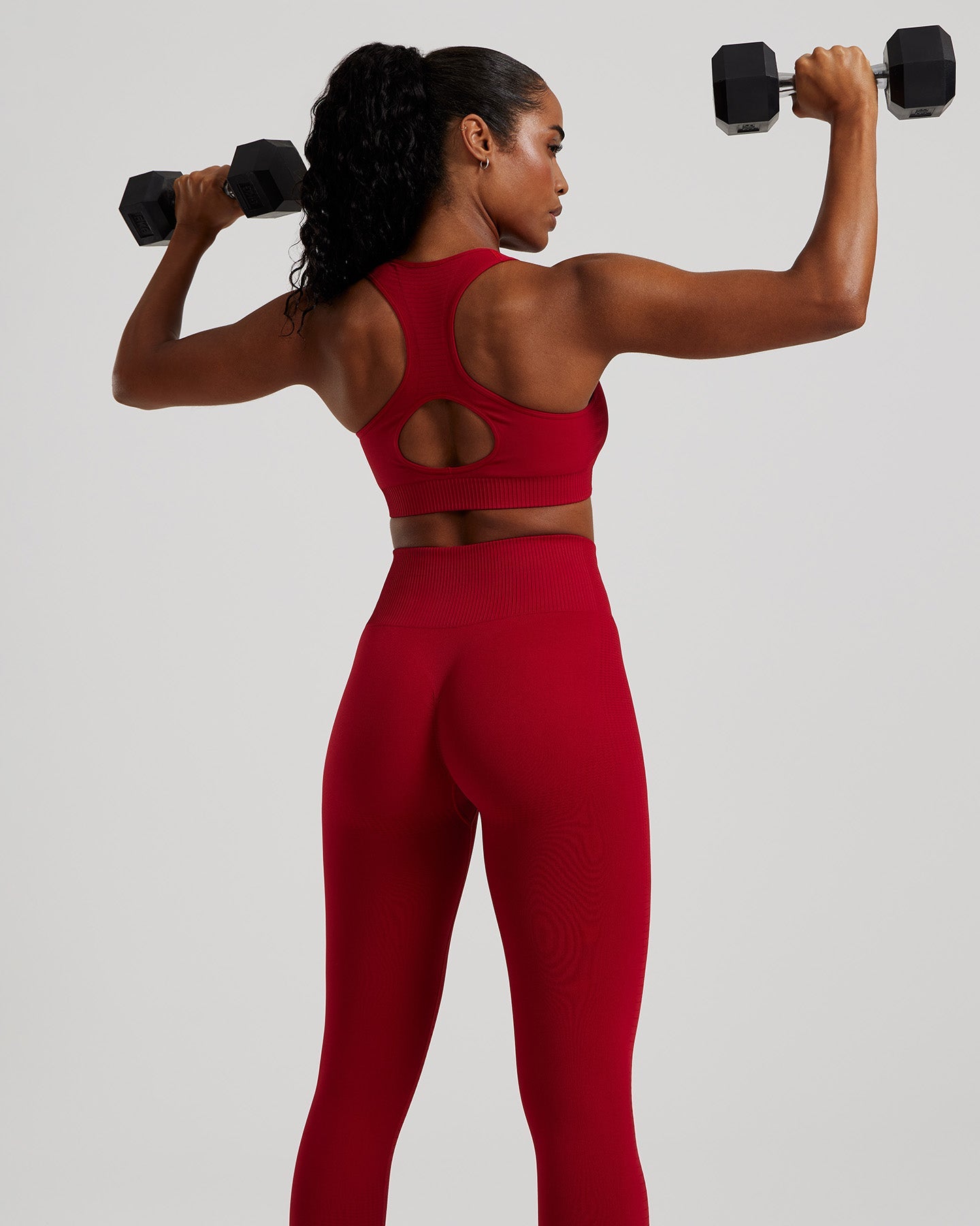 Power Seamless Sweetheart Bra | Chilli Red