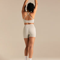 Motion Seamless Racer Front Bra | Stone