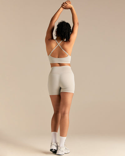 Motion Seamless Racer Front Bra | Stone