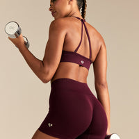 Define 2.0 Seamless Halter Neck Bra | Merlot