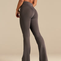 Essential Flared Leggings | Slate Grey
