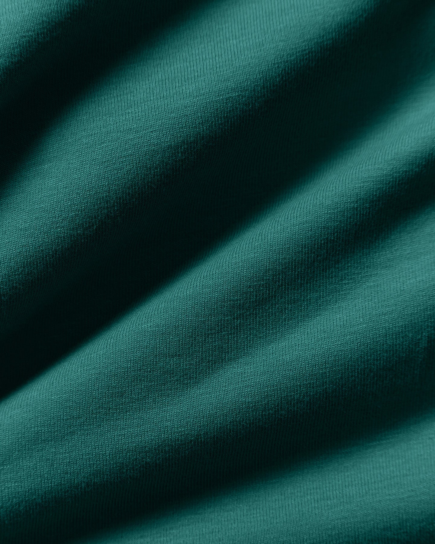 Comfort Lightweight Raw Edge Oversized Crew Neck | Eden Green