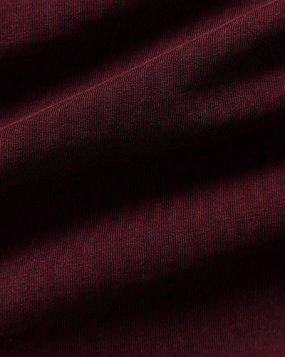 Comfort Oversized Long Sleeve T-Shirt | Vintage Merlot