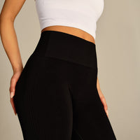 Power Enhanced High Waist Leggings | Black