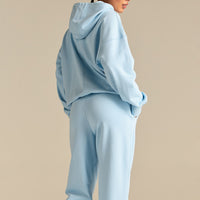 Comfort Cuffed Hem Joggers | Blue Haze