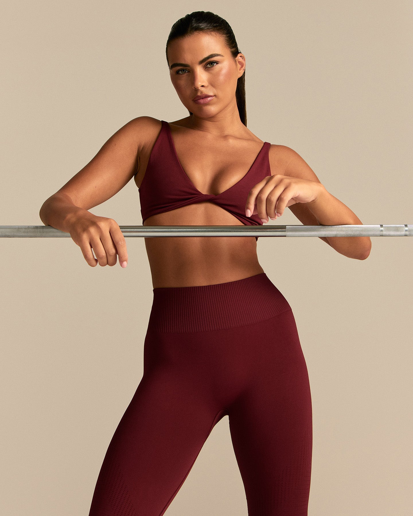 Power Reversible Twist Bra | Oxford Red (6/6)