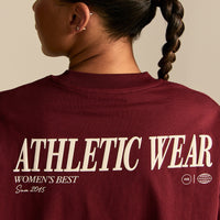 Comfort Athletic Club Cropped T-Shirt | Oxford Red (6/6)