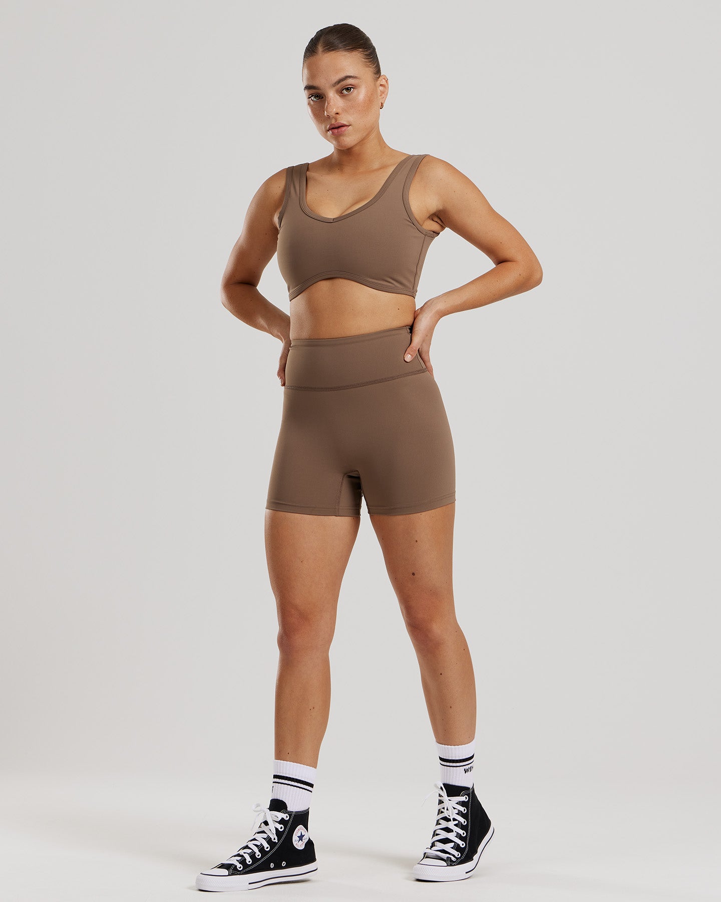 Essential High Waist Shorts | Caribou