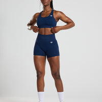 Power Seamless Sports Bra | Sapphire Blue