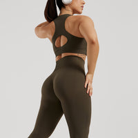 Power Seamless Leggings | Dark Olive