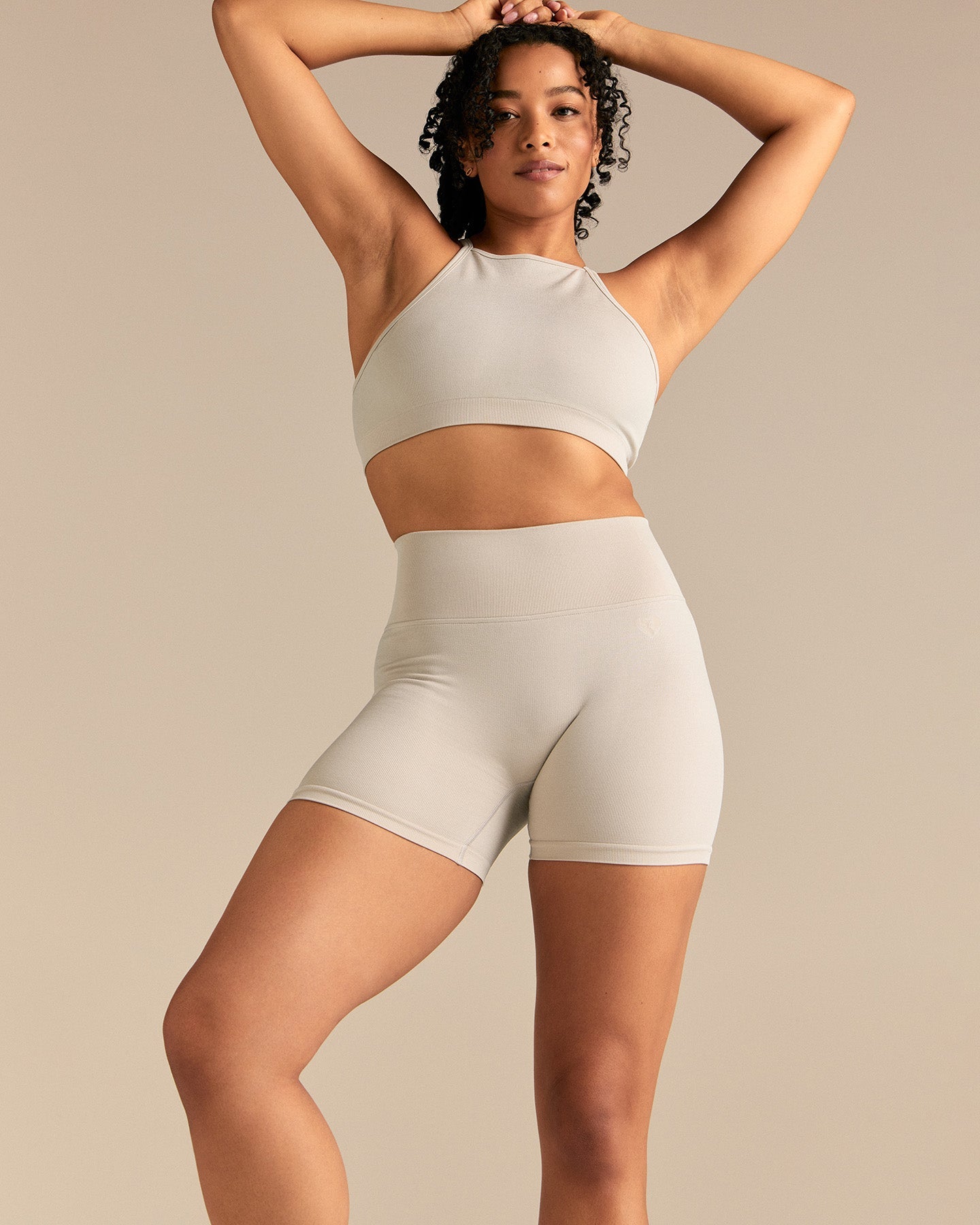 Motion Seamless Racer Front Bra | Stone