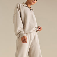 Comfort Outdoor 1/4 Zip Graphic Sweat | Stone