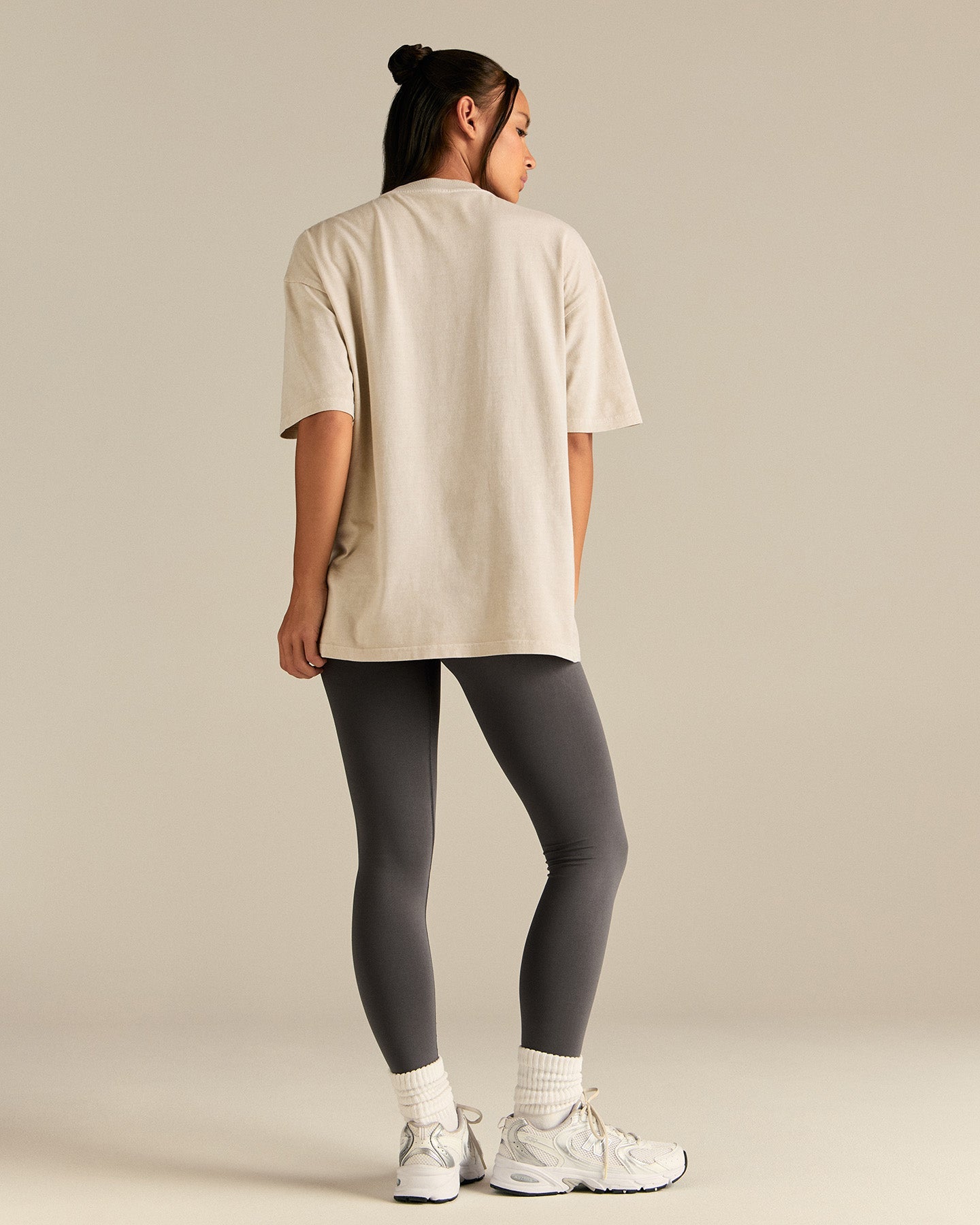 Comfort Oversized Short Sleeve T-Shirt | Vintage Stone