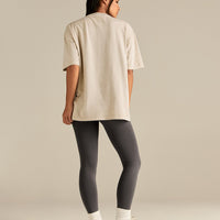 Comfort Oversized Short Sleeve T-Shirt | Vintage Stone