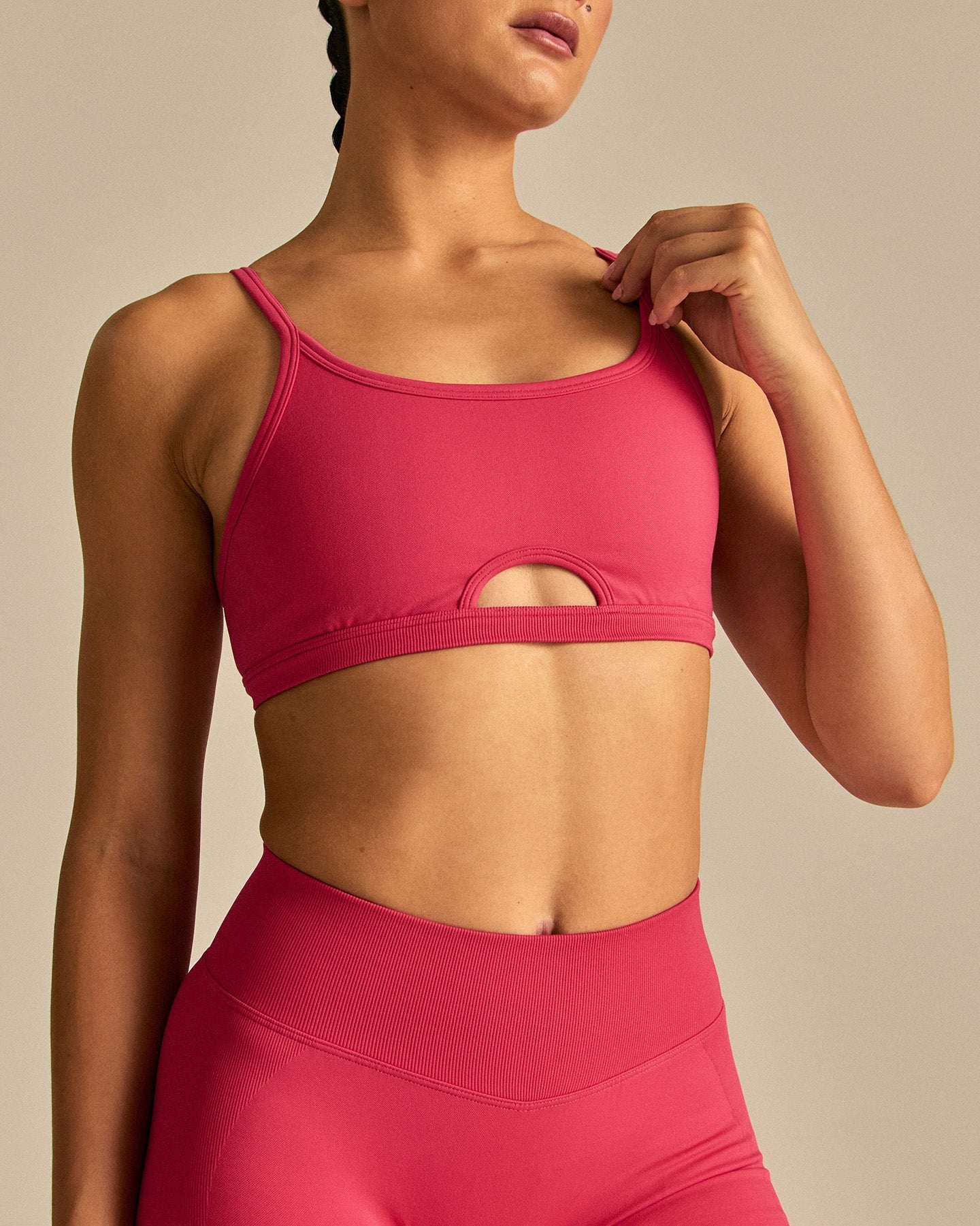 Emphasize Peek-A-Boo Bra | Watermelon