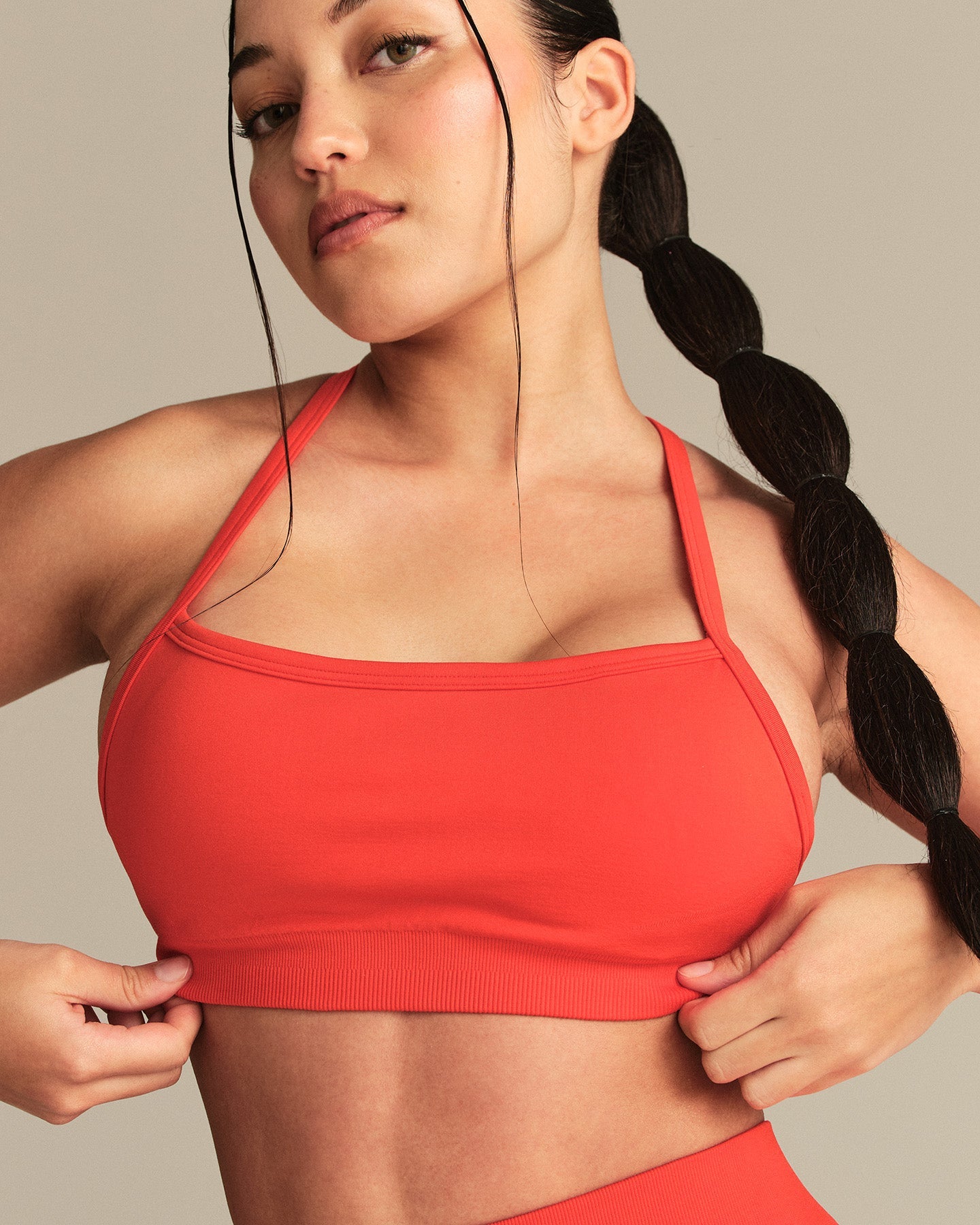 Define 2.0 Seamless Racer Back Bra | Lava Red