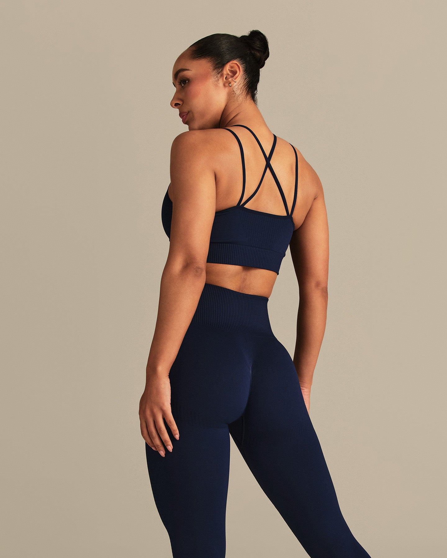 Power Seamless Sports Bra | Sapphire Blue