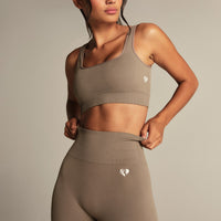 Power Seamless Leggings | Taupe Grey