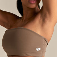 Essential Twist Back Bandeau Bra | Caribou