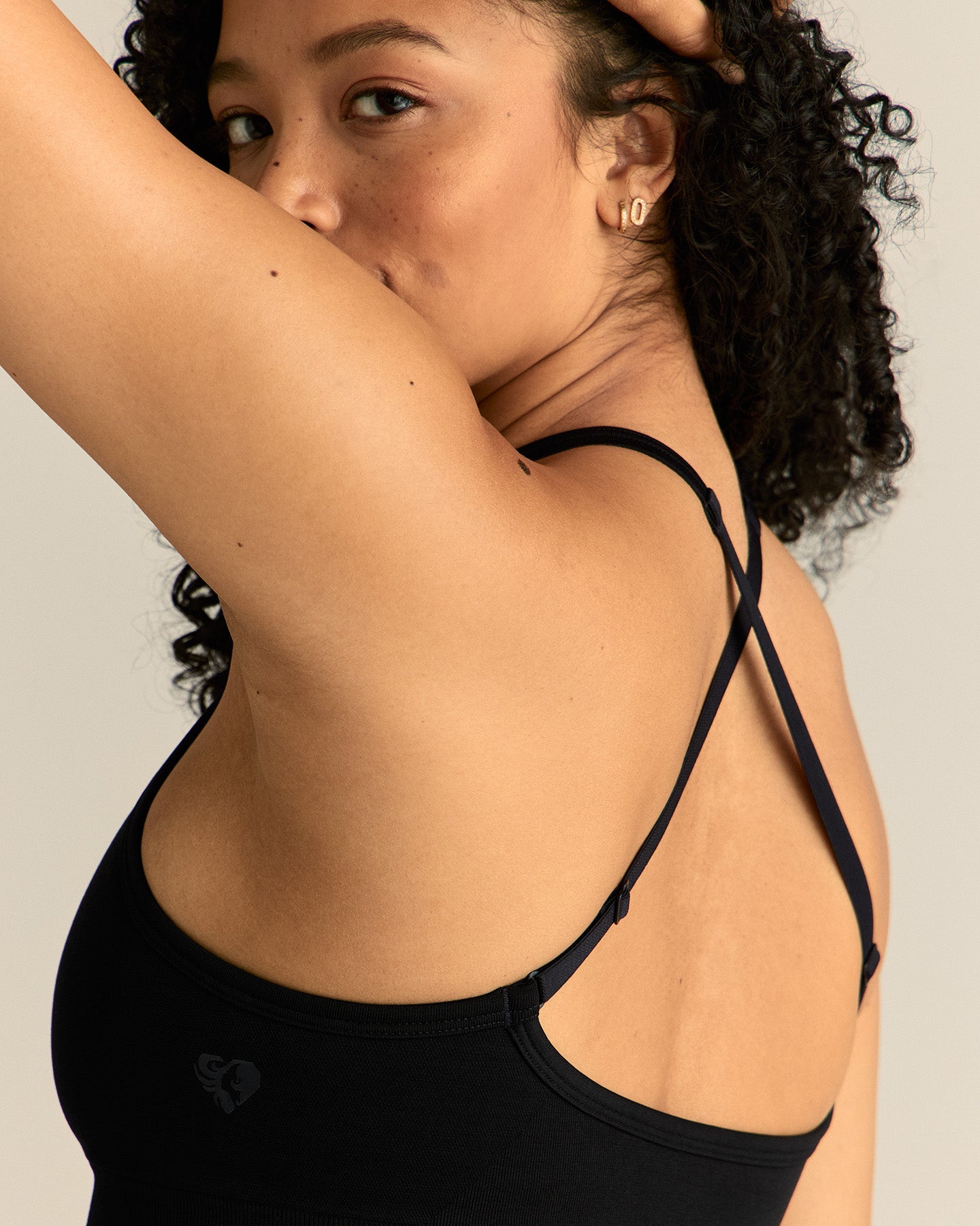 Motion Seamless Racer Front Bra | Black