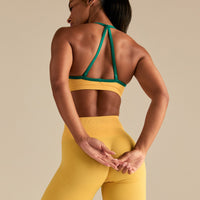 Define 2.0 Seamless Scrunch V-Neck Bra | Mango