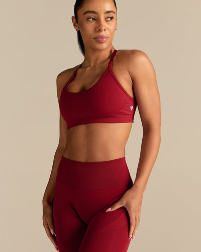 Define 2.0 Cross Back Bra | True Red
