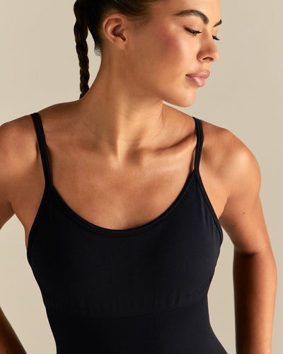 Define 2.0 Seamless Scrunch Adjustable Unitard | Black