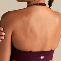 Define 2.0 Seamless Halter Neck Bra | Merlot