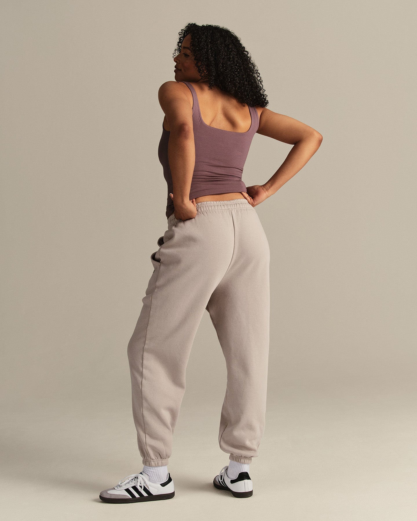 Smooth Contour Midi Square Neck Tank | Deep Mocha