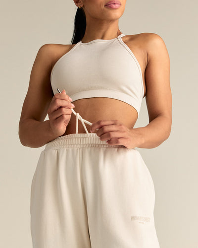 Comfort Lightweight Straight Leg Joggers | Off White