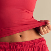 Smooth Contour Long Sleeve Reversible T-Shirt | Candy Apple