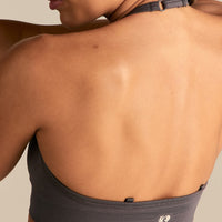 Define 2.0 Seamless Halter Neck Bra | Slate Grey