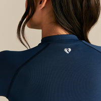Define 2.0 Seamless Full Zip Midi Jacket | True Navy