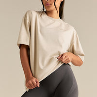 Comfort Oversized Short Sleeve T-Shirt | Vintage Stone