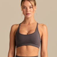 Define 2.0 Double Cross Back Bra | Slate Grey (1/6)