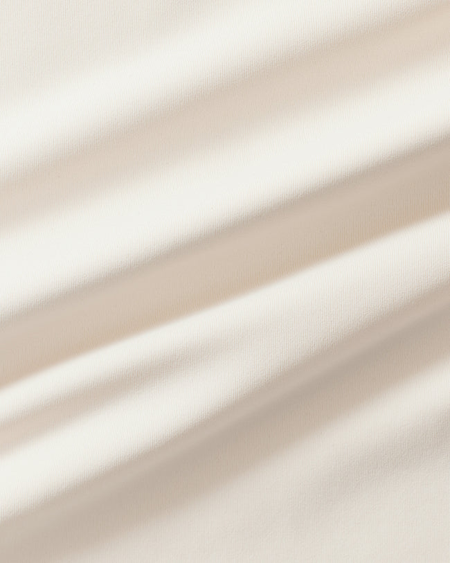 Essential Cropped Short Sleeve Tee | Off White