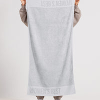 Large Sweat Towel | Silver Grey