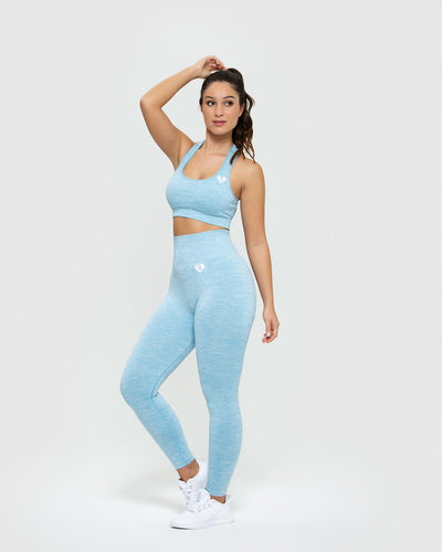 Move Seamless Sports Bra | Blue Marl