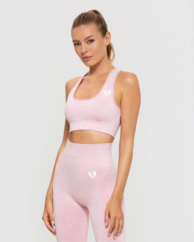 Move Seamless Sports Bra - Light Pink Marl