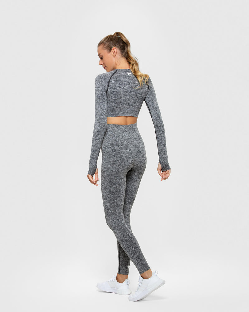 Gymshark Adapt Ombre Seamless Long Sleeve Crop Top - $30 - From beautiful