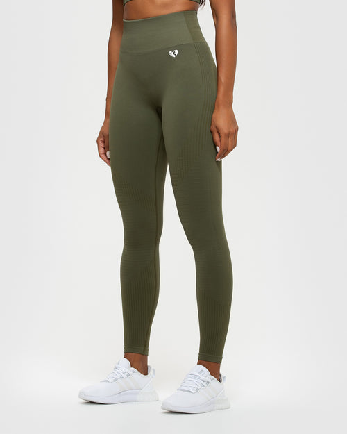 Power Seamless Leggings - Khaki