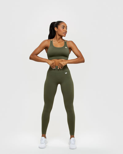 Power Seamless Leggings - Khaki