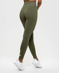 khaki running leggings