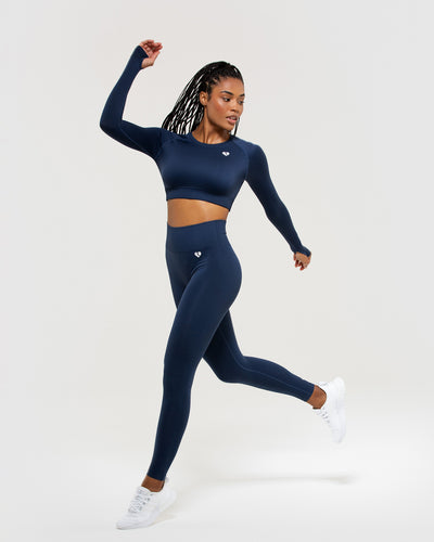 Power Seamless Leggings - Sapphire Blue