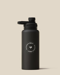 Stainless Steel Sports Bottle | Black